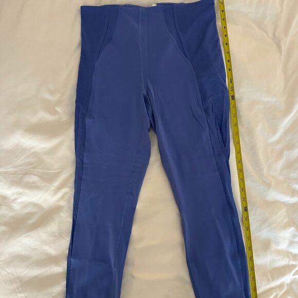 Lululemon Blue Leggings Size 14 — High Rise / Performance / Activewear - Picture 1 of 4